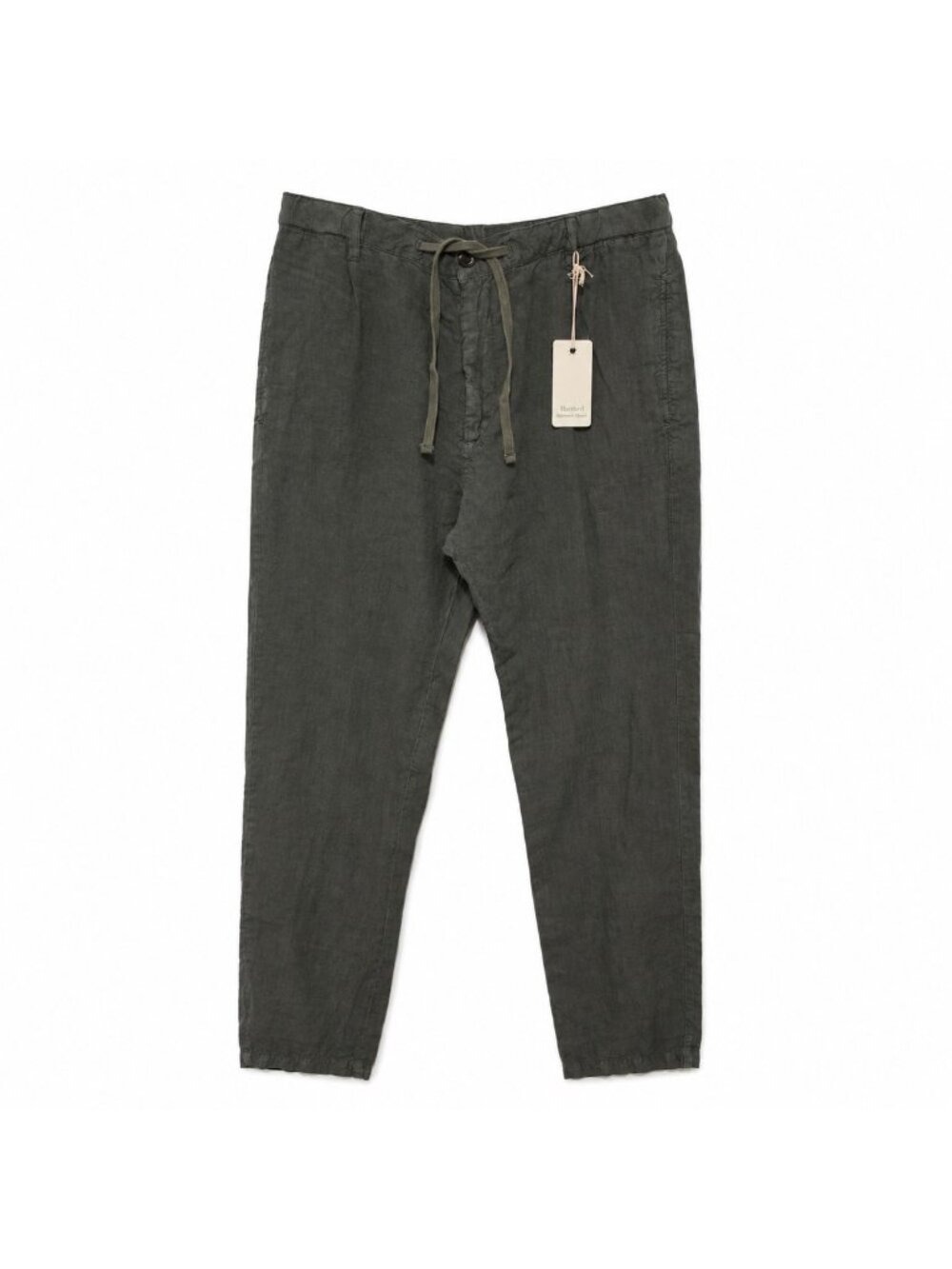 Hartford Tanker Mens 100% Linen Drawstring Pants Size 52 Olive NWT AZ56100